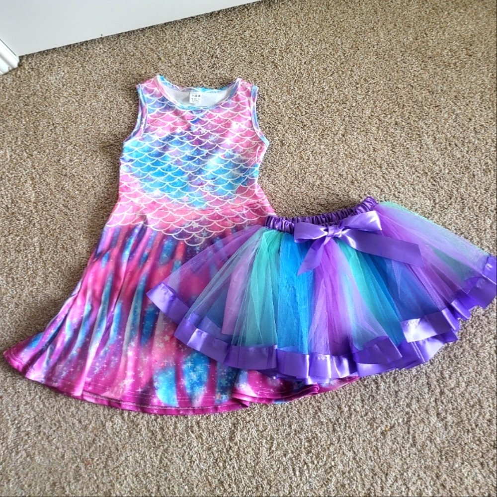 ♥️NWOT♥️ MERMAID GIRLS TWO PIECE SET